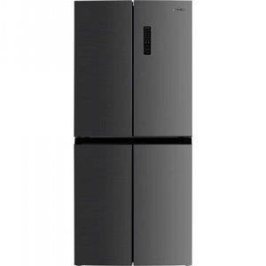 מקרר 4 דלתות מקפיא תחתון 362 ליטר נטו Electra EL404S עם מפסק שבת - גימור נירוסטה מושחרת אחריות ע"י היבואן הרשמי